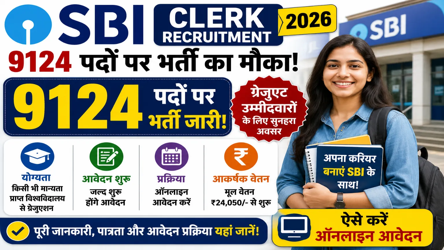 SBI Clerk Recruitment 2026